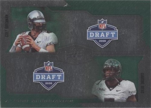 2008 Upper Deck Draft Edition Colt Brennan Davone Bess #206