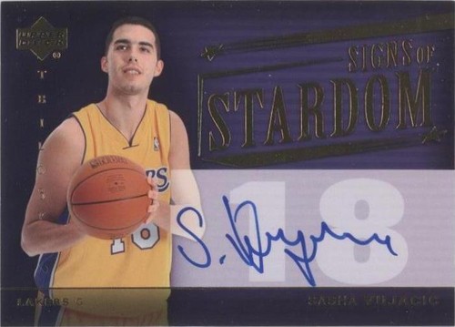 2004-05 Upper Deck Trilogy - Sasha Vujacic #SI-SV