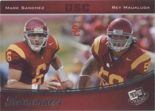 2009 Press Pass Mark Sanchez Rey Maualuga #92