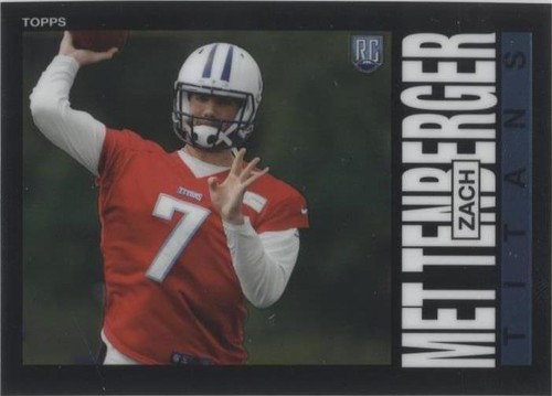 2014 Topps Chrome Zach Mettenberger #40