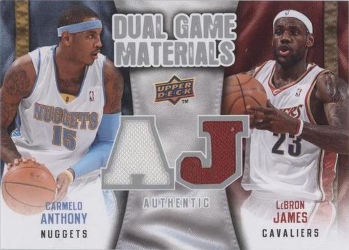 2009-10 Upper Deck - Carmelo Anthony/LeBron James #DG-JA