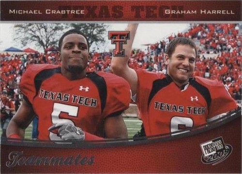2009 Press Pass Graham Harrell Michael Crabtree #93