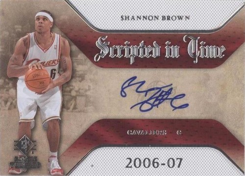 2007-08 SP Rookie Threads - Shannon Brown #SIT-SB