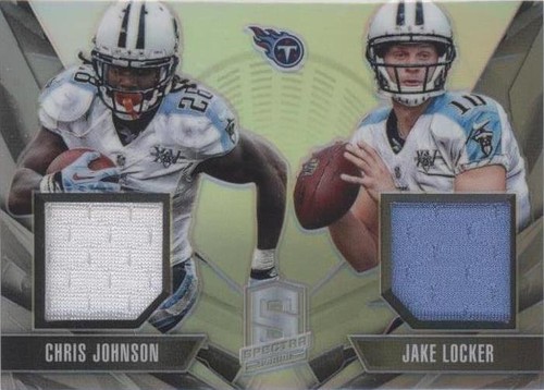 2013 Panini Spectra Chris Johnson Jake Locker #14