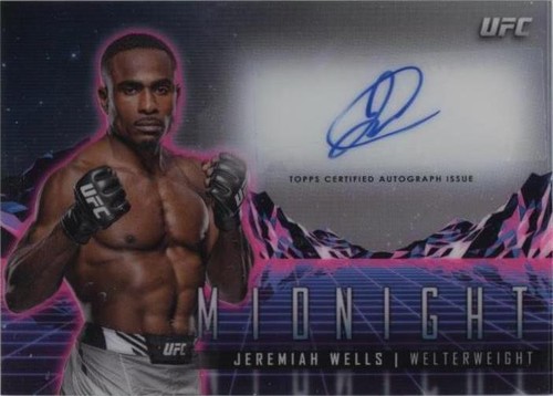 2024 Topps Midnight UFC - Jeremiah Wells #HS-JWS