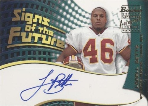 2002 Bowman Ladell Betts #SF-LB