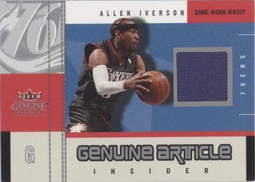2003-04 Fleer Genuine Insider - Allen Iverson #GA-AI