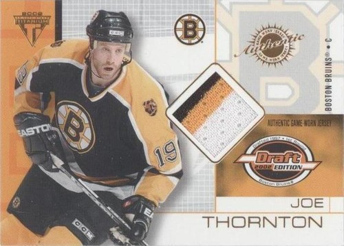 2001-02 Pacific Private Stock Titanium Draft Edition - Joe Thornton #11