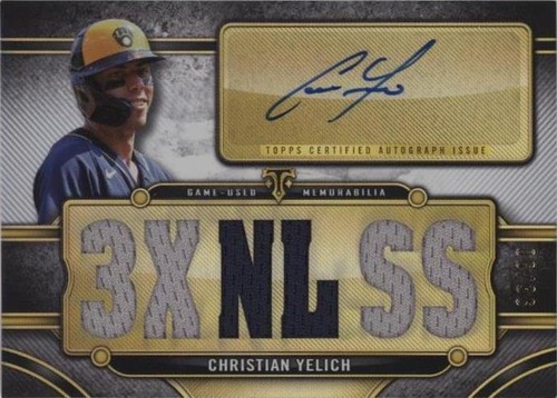 2020 Topps Triple Threads Christian Yelich #49 | eBay