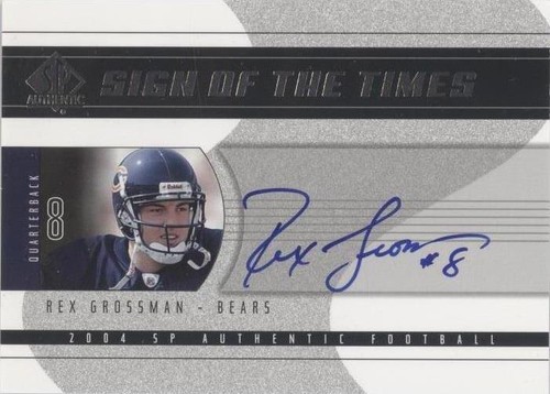 2004 SP Authentic Rex Grossman #SOT-RG