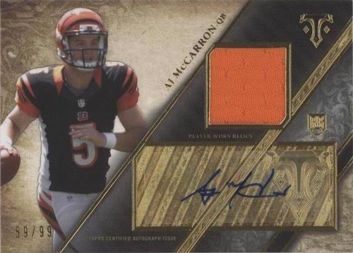 2014 Topps Triple Threads A.J. McCarron #TTRAR-63