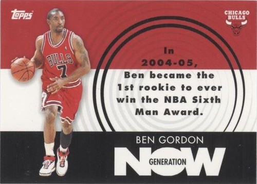 2007-08 Topps - Ben Gordon #GN8