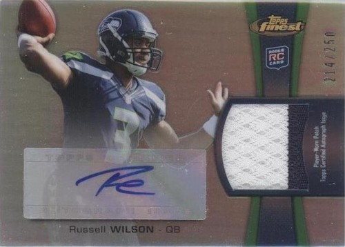 2012 Topps Finest Russell Wilson #RAP-RW