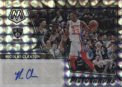 2022-23 panini mosaic basketball #47 Nicolas Claxton Green