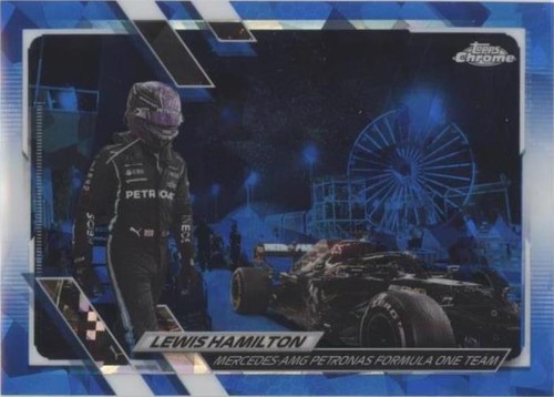 2021 Topps Chrome Sapphire Edition Formula 1 - Lewis Hamilton #56