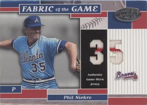 2002 Leaf Certified - Phil Niekro #FG 65