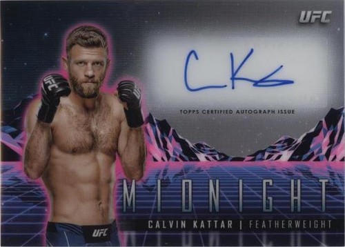 2024 Topps Midnight UFC - Calvin Kattar #HS-CKR