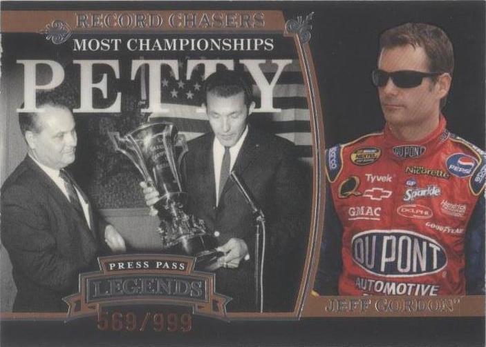 2006 Press Pass Legends - Jeff Gordon Richard Petty #Z48