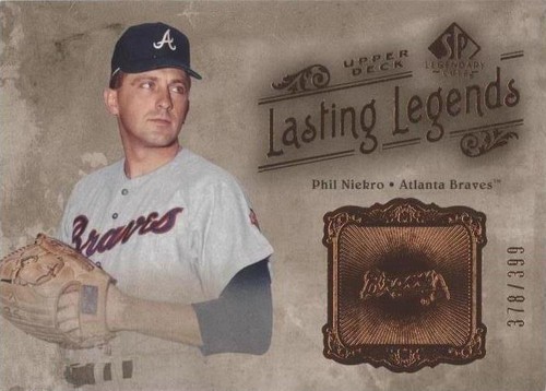 2005 SP Legendary Cuts - Phil Niekro #LL-PN