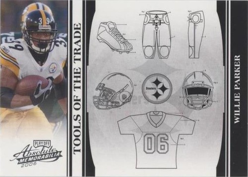 2006 Playoff Absolute Memorabilia Willie Parker #TOT-148