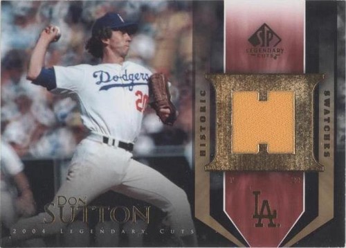 2004 SP Legendary Cuts - Don Sutton #HS-DS