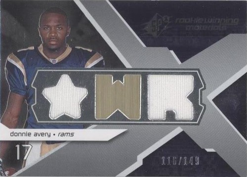 2008 SPx Donnie Avery #RM-DA