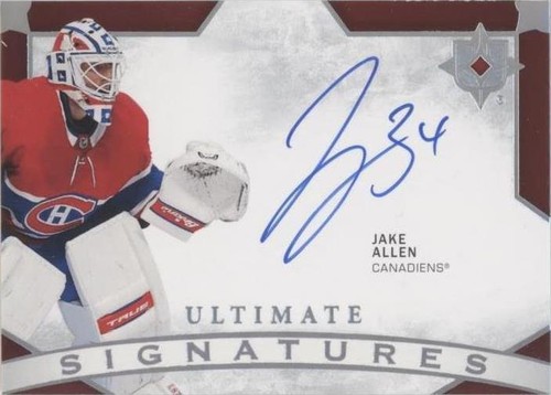 2021-22 Upper Deck Ultimate Collection - Jake Allen #US-JA