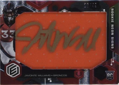 2021 Panini Elements Javonte Williams #RNS-JWI