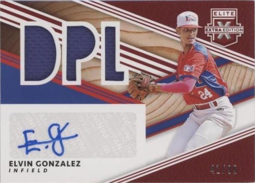 2020 Panini Elite Extra Edition - Elvin Gonzalez #DMS-EG
