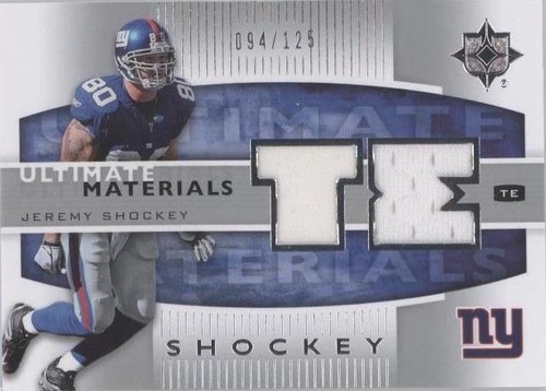 2007 Ultimate Collection Jeremy Shockey #UM-JS