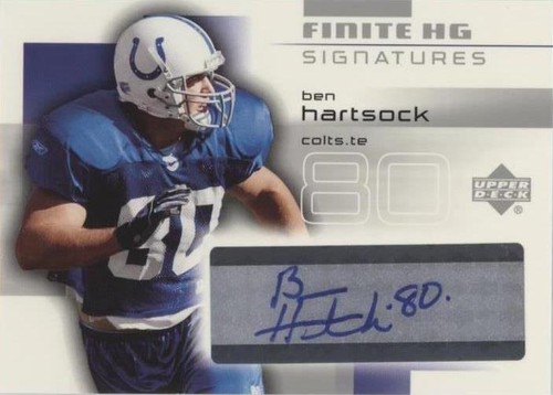 2004 Upper Deck Finite HG Ben Hartsock #FS-BH