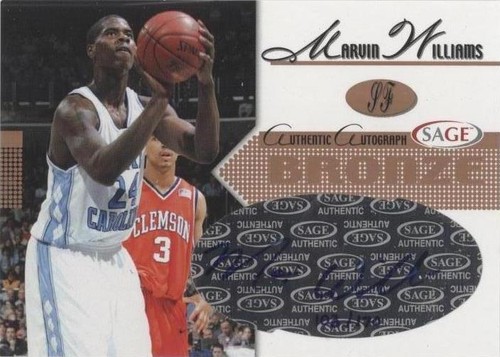 2005-06 SAGE Autographed - Marvin Williams #A28
