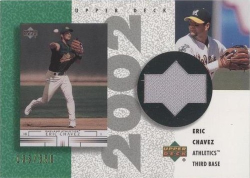 2002 Upper Deck Authentics - Eric Chavez #R-EC