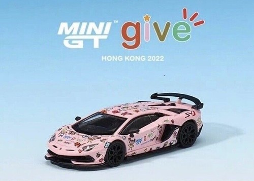 ミニカー MINI GT LAMBORGHINI AVENTADOR 1/64 MINI GT LAMBORGHINI AVENTADOR SVJ GIALLO ORION CHASE
