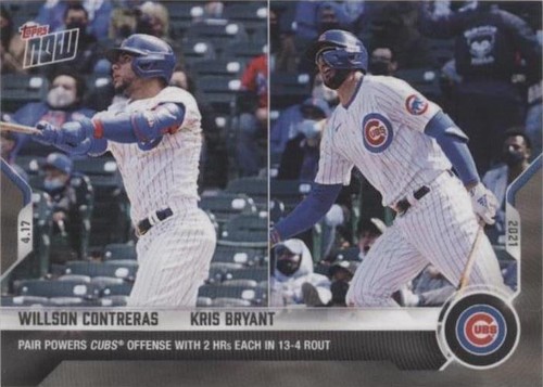 2021 Topps Now - Kris Bryant Willson Contreras #89