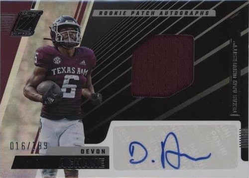 2023 Panini Chronicles Draft Picks De'Von Achane #ZA-DA