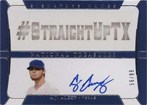 2022 Panini National Treasures - A.J. Alexy #SN-AA