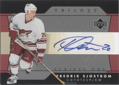 2005-06 Upper Deck Trilogy - Fredrik Sjostrom #SFS-FS