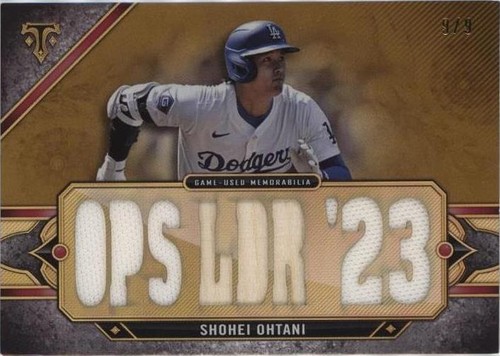Topps Triple Threads 2024 Shohei Ohtani “2X AL MVP” relic /9