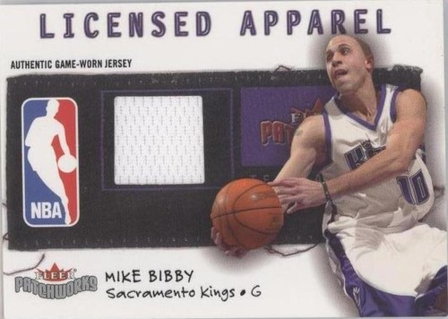 2003-04 Fleer Patchworks - Mike Bibby #LA-MB