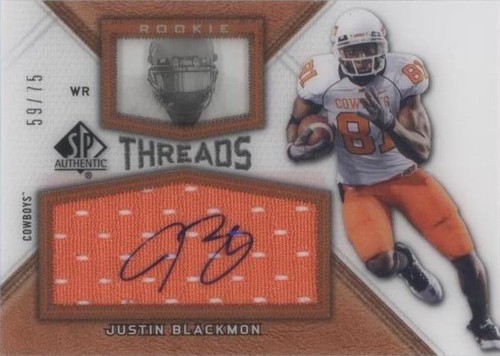 2012 SP Authentic Justin Blackmon #RT-JB