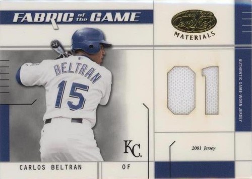 2003 Leaf Certified Materials - Carlos Beltran #FG-54