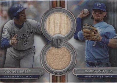 2024 Topps Tribute - Bobby Witt Jr. George Brett #DR2-BW