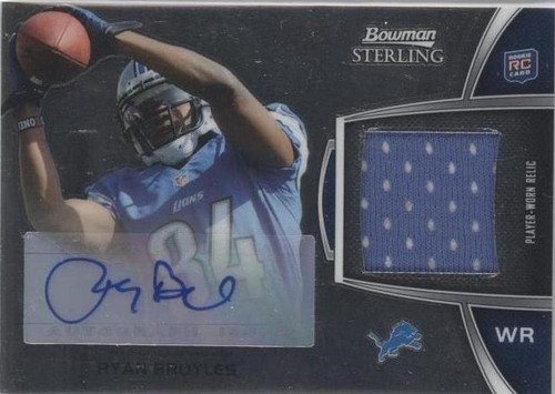 2012 Bowman Sterling Ryan Broyles #BSAR-RB