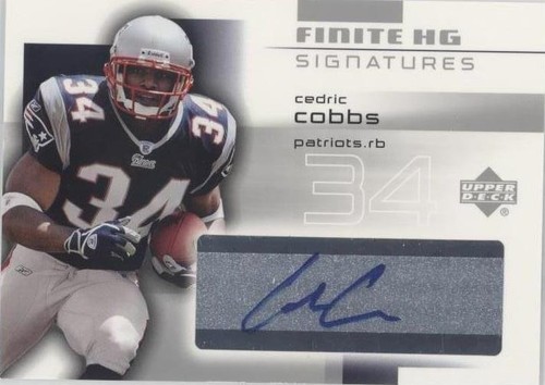 2004 Upper Deck Finite HG Cedric Cobbs #FS-CE