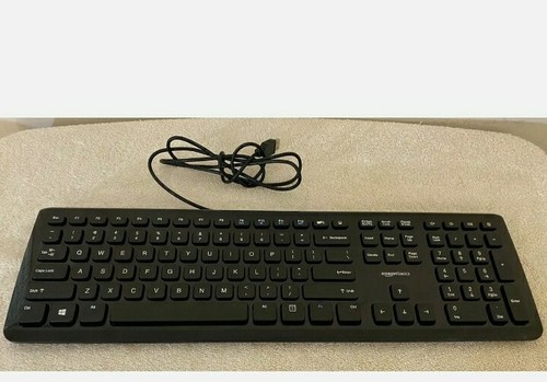 computer keyboard wired low profile keys quiet