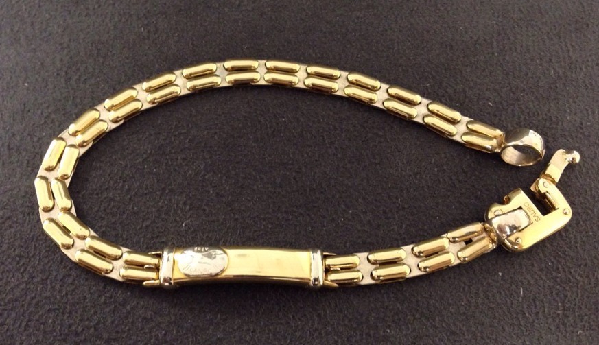 Золотой браслет италия