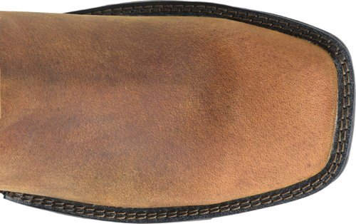 Pre-owned Double-h Boots Men's 5" Heisler Phantom Rider Square Soft Toe Romeo Work Boot Br In Medium Bro
