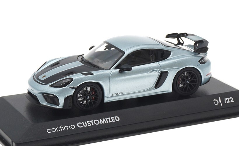 MINICHAMPS ミニチャンプス 718 GT4マイアミブルー MINICHAMPS ミニチャンプス 718 GT4マイアミブルー - メルカリ