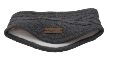 Layer 8 Women's Cable Knit Sherpa Ear Warmer Headband Grey New! NWT